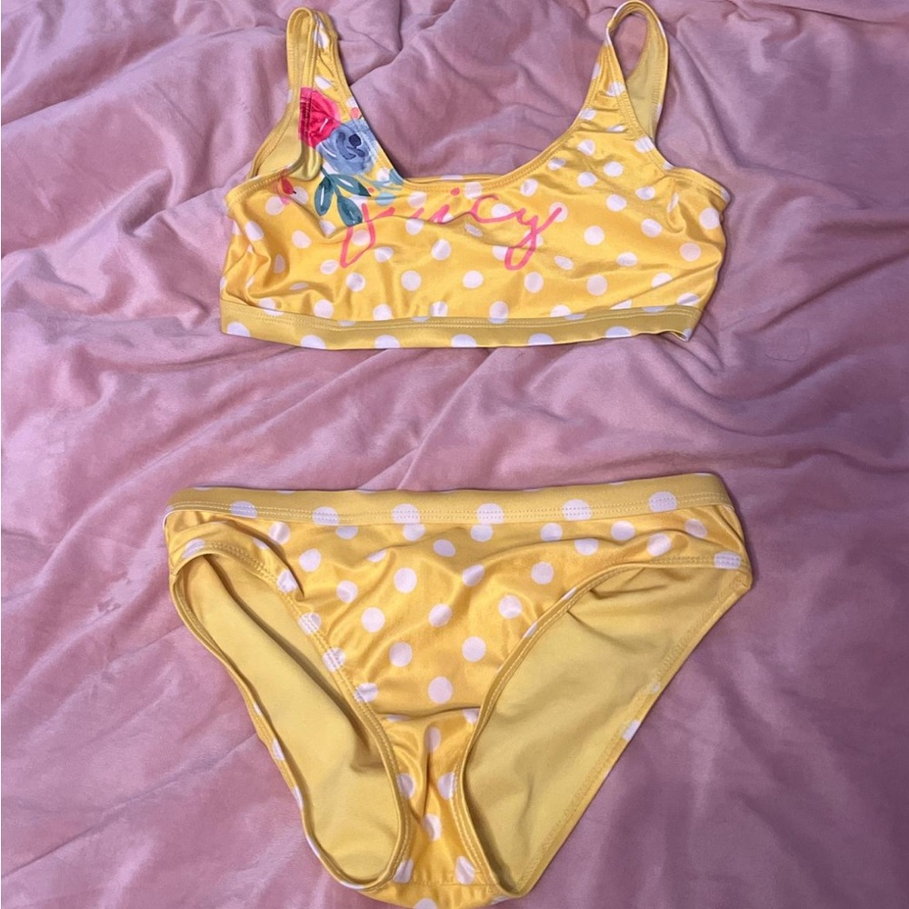 Juicy Couture Yellow Polka Dot Bikini